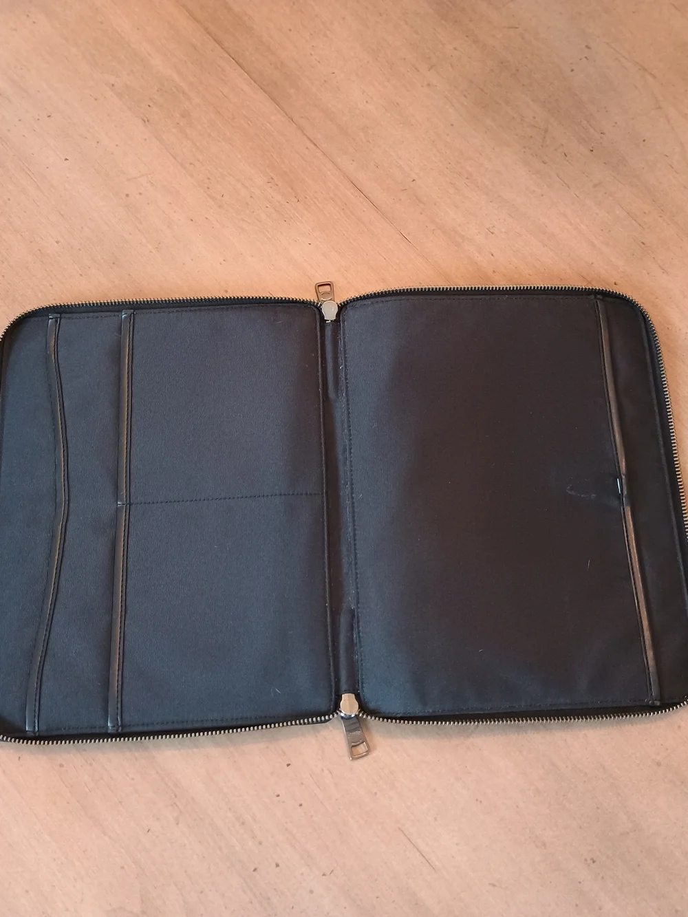 Coach structured leather